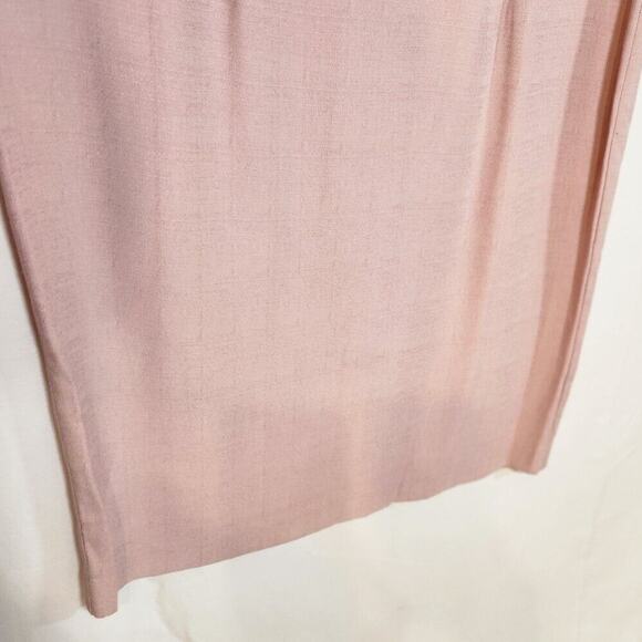 Vintage Studio 1 Size 16 $105 Pink Satin Textured Shift Dress Y2K Soft Girl - Picture 2 of 7